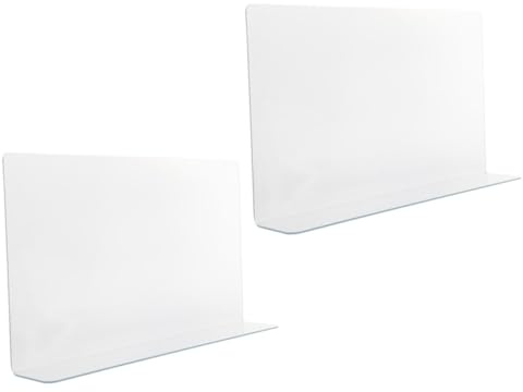 GATHINESS 2 Stück PVC Spritzschutz Duschwannen Wasserschutz Badewannen Spritzschutz für Toilette und Küche Flexible Wassersperre ohne Werkzeuginstallation