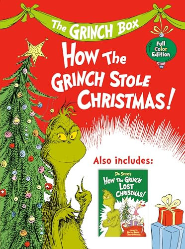 The Grinch Two-Book Boxed Set: Dr. Seuss's How the Grinch Stole Christmas! Full-Color Edition and How the Grinch Lost Christmas! (Classic Seuss)