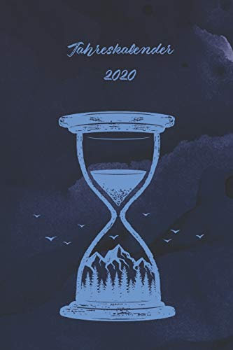 Jahreskalender 2020: 365 Tage 52 / 53 Wochen undatiert A5 Notizbuch für Notizen & Termine Wochenplaner 200 Seiten