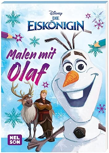 Disney Die Eiskönigin: Malspaß mit Olaf: Block mit lustigen Ausmalmotiven für Olaf-Fans | Für Kinder ab 4 Jahren (Disney Die Eiskönigin: Jetzt schon ein Klassiker!)