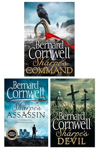 Sharpe Series 3 Books Collection Set (Sharpe's Command [Hardback], Sharpe's Devil & Sharpe’s Assassin)