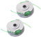 Spares2go Heavy Duty Spool & Line for Flymo Contour 500E 580E 650E Strimmer Trimmer (Pack of 2)