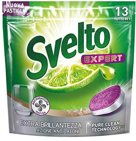 SVELTO Tabs Spülmaschine Sachverständiger brillantante 13 Stücke Produkt Reinigungsmittel