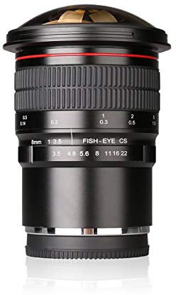 Meike 8mm f/3.5 Ultra HD Fisheye Lens for Fujifilm X Mount Cameras,Fixed-Non-Zoom Lens