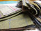 Tweed-Patchwork, 100 % Wolle, Reste, Quadrate, 10 Stück, 23 cm