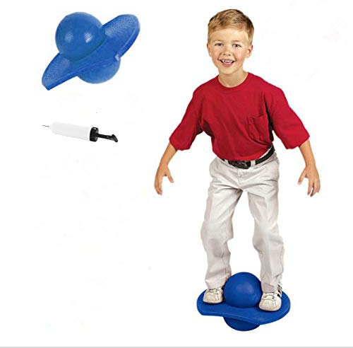 Hüpfball Kinder Erwachsene Springen Ball Jumping Hopper Balance Board Yoga Pilates Gymnastik Bounce Space Ball Outdoor Indoor Sportball Fitnessball Junge Mädchen Balance Hopping Board