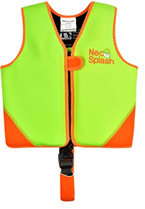Kinder Mädchen Junge Schwimmlernweste, Schwimmhilfe Schwimmen Jacket für Kleinkinder mit Einstellbare Sicherheits Straps Alter 1-6 (KS-Green, 3-6)
