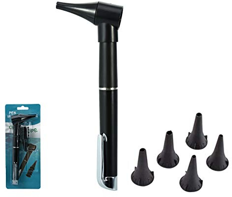 Medizinische Ohrlampe, 3x Zoom Medizinische Diagnose Taschenlampe Otoskop Ohrpflege Lupe Linse Klinische Taschenlampe LED-Lichtstift