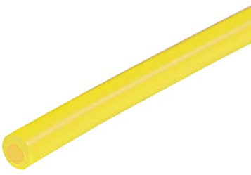 sourcing map Silicone Tube 2mm ID x 4mm OD 1m Caoutchouc Tube Air Tuyau Eau Tuyau pour Pompe Transfer Jaune