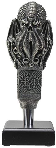 Manija de grifo de cerveza gótico Fantasy para caseros cerveceradores, grifo universal estándar, decoración de barra CTHULHU, se adapta a la mayoría de hilos de 3/8