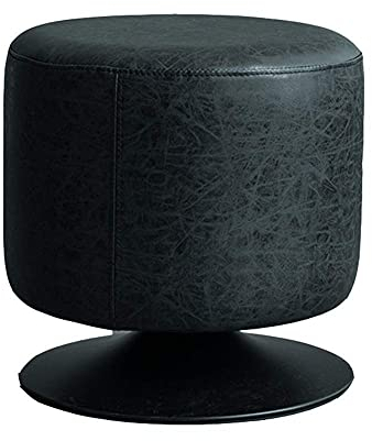 DSDD Hocker Massivholz Hocker Ledersofa Schminkhocker Change Shoes Hocker Gepolsterter Hocker 360° Drehbar