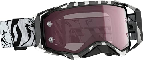 Scott Prospect Amplifier Motocross-Brille, Schwarz/Weiß (Pink, Einheitsgröße)