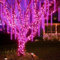 50cm 8 Tubes 384 LEDS Stringa Luci led, Catena Luminosa LED IP65 Impermeabile, Luci Natale Pioggia di Meteoriti, per Albero di Natale, Giardino, Interno, Esterno Viola