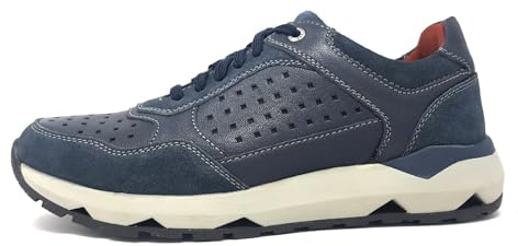 Josef Seibel Jeremiah 04 Herrenschuhe sportlicher Schnürer Blau Freizeit, Schuhgröße:44 EU