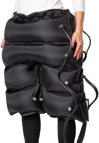 Dinamicamed® PRO 4.0 Pantalone per Glutei Pressoterapia Digitale Classic, 4 camere d’Aria, Pantalone Completo di Tubi