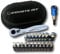 COYOTE MT Mini Ratchet Tool Set Professional & Stylish Multitool Repair Kit for Road & Mountain Bikes - Compact Multi Tool for Your Bicycle, Home or Work - 19 x S2 Bits & Hard Case Pouch