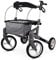 TOPRO Olympos ATR Outdoor Rollator inkl. Rückenstütze S Schwarz Modern 36 cm