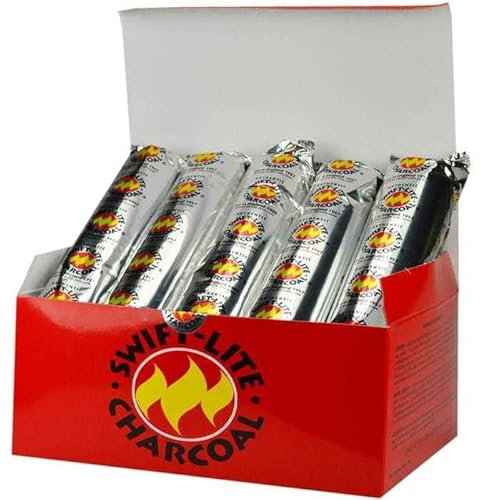 Genérico Carbón Chicha - Tabletas de 33mm x 100und - Combustible para Incienso - 10 Rollos de 10 Piezas