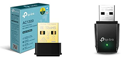 [Nuovo] TP-Link Archer T3U Nano Adattatore USB Scheda di Rete, Wireless Dual-Band WiFi AC1300Mbps & Archer T3U Adattatore Usb Scheda Di Rete, Wireless Dual-Band 1300 Mbps