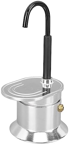 Cafetière Italienne, 50 Ml/1 Cafetière Camping, Pot à Moka à Bec Unique, Tasse Cafetière Moka, Mini expresso à induction, Percolateur à Expresso, Pour Cuisine les Fêtes en Plein Air et les Voyages