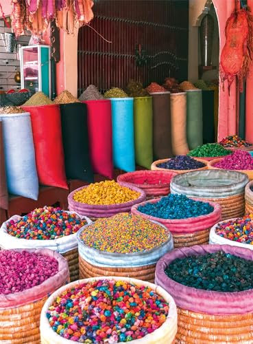 Buffalo Games - Colores de Marrakech - 1000 Piece Jigsaw Puzzle for Adults Challenging Puzzle Perfect for Game Nights - Finished Size 26.75 x 19.75
