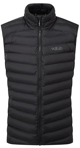 Rab Men's Cirrus Vest - Lightweight Insulated Gilet for Trekking, Climbing, & Everyday Use - Black - Large