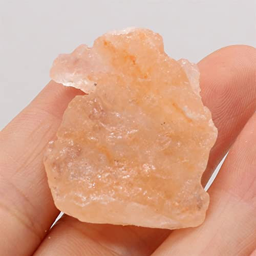 TRKTDXLQRI 20–30 mm weißer Jade-Schotter, Mineralkrümel, natürliche, Kies, 1 Stück, geeignet for zu Hause CHENRANYIN(Orange Rock)