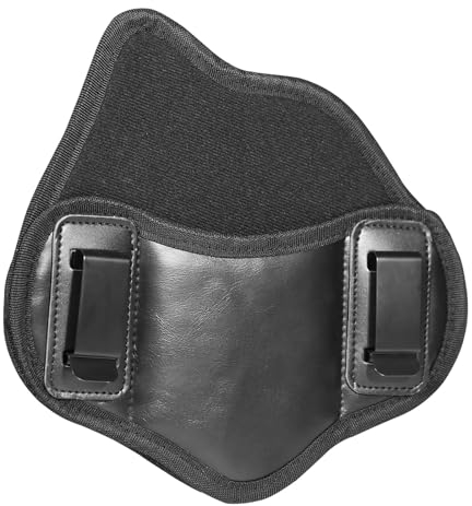Gürtelholster,Pistolen Holster mit 2 Clips für Revolver Pistolenpistole,Inside The Waistband ECO Leather Holsters