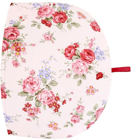 TOPBATHY Couvre ThéIèRe Isotherme en Coton 28X23 Cm avec Remplissage ÉPais Et Anneau Suspendu pour Garder Le Thé Chaud en Cuisine pour Amateurs De Thé