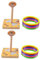 VANZACK 2pcs Jungle Animals Toys Hoop Ring Toss Game Toss Throw Game Toys Game with Rope Ring Developmental Toys Ring Toss Garden Game Ring Games Ring Throwing Game Bamboo