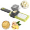 Qaestuan Presse Ail, Ecrase Ails Manuel, Presse-Ail de Cuisine Professionnelle, Press Ails à Bascule Inox, Garlic Crusher, Garlic Press, Facile à Nettoyer et Durable