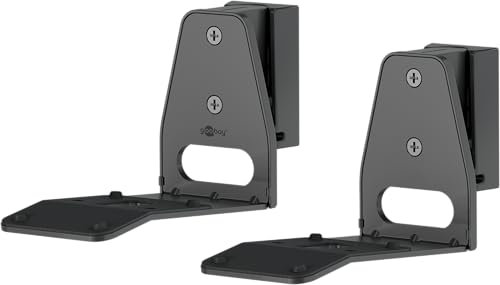 goobay Wandhalterung für Sonos Era 300 / Lautsprecher-Wandhalter bis 5kg / Schwenkbar & Neigbar/schwarz / 71194