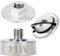 X Lock Adapter Set, Schnellspannmutter M14, Rostfreier Stahl 304, Professioneller Winkelschleifer Zubehör, Robust und Langlebig, Hohe Härte, für Akku-Winkelschleifer (Silber)