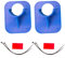 2 supporti per tubi da piscina progettati per 26 tubi da 38 mm, migliora il tuo sistema di piscina (2 pezzi blu)