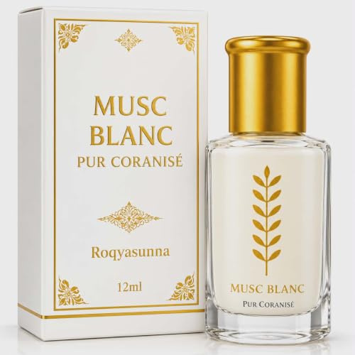 Musc Blanc Tahara Coranisé 12 ml | Parfum Concentré Sans Alcool | RoqyaSunna France