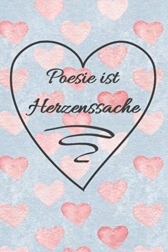 Poesie ist Herzenssache: Geburtstagsgeschenk für Frauen | Freundebuch | Erinnerungsalbum | Poesiealbum für Erwachsene