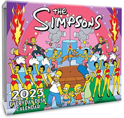 The Simpsons 2023: Original Danilo-Tagesabreißkalender [Kalendar]