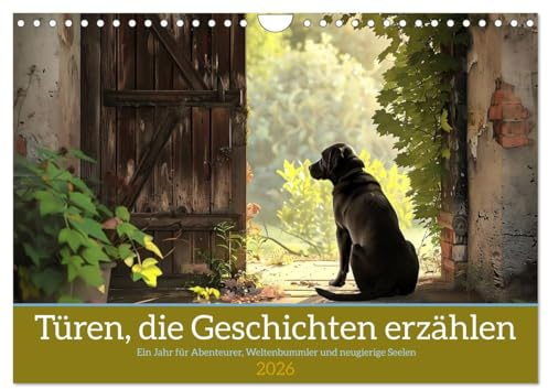 Türen, die Geschichten erzählen (Wandkalender 2026 DIN A4 quer), CALVENDO Monatskalender: Eine Einladung, die Neugier zu wecken (CALVENDO Wissenschaft)