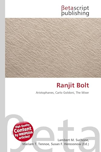 Ranjit Bolt: Aristophanes, Carlo Goldoni, The Miser