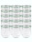 12er Set Weck Gläser 220 ml Tulpengläser incl. 12 Glasdeckel Einmachgläser Sturzgläser Weckgläser