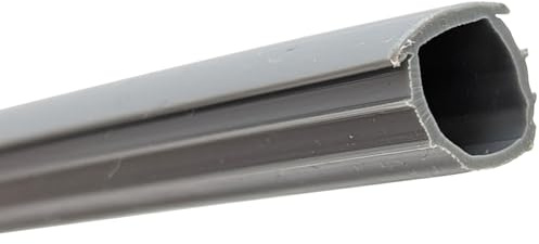 Di Vapor (R) 9.5mm Shower Channel Seal for Shower Door or Tray - Grey Colour