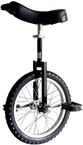 DRAGDS Balance Bike, Einrad, Kinder Balance Bike Acrobatics Requisiten Wettbewerbsfähige Fitness Übung Fahrrad Einstellbarer Konturierter Ergonomischer Sattel, Geschenk,16 Zoll,Schwarz