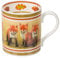 Robert E FuLLER Hand Decorated Fine Bone China Mugs Inspired by British Wildlife | Animal Mugs Dishwasher & Microwave Safe - 400 ml (Mug | Fox)