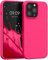 Captor Cover Custodia Colorata in Silicone Liquido per Apple iPhone 13 Pro Max 6.7 Protezione Alta Qualità Con Bordo Rialzato per Schermo e Fotocamera Sottile Morbida con Microfibra Interna (Fucsia)