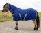 netproshop Fleecedecke Abschwitzdecke mit Halsteil für Falabella Minishetty Shetty Gr.65-95, Groesse:85, Farbe:Blau