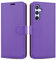 iCatchy per Samsung Galaxy A54 5G Custodia a portafoglio in pelle con supporto in TPU, porta carte e cavalletto per Samsung A54 5G Phone (Lilla)