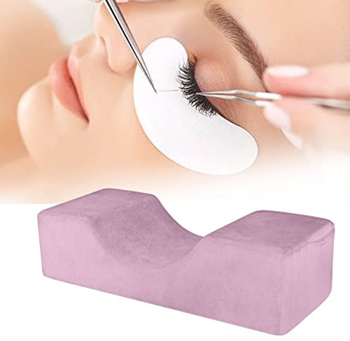 Dous Wimpernverlängerungs-Nackenkissen, U-Form-Memory-Schaum-Wimpernkissen, Ergonomisches Kurven-Nackenkissen, Make-up-Pfropf-Wimpernnut-Kissen, Make-up-Nackenstütz-Flanellkissen
