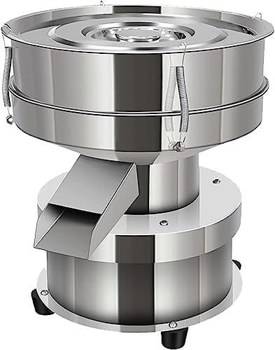 HACSYP tamizador de harina Tamiz eléctrico for harina, máquina tamizadora Industrial de Alimentos, tamiz vibratorio tamiz de Polvo, criba tamizadora de Laboratorio