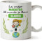 MUGFFINS Tazas Personalizadas para MAESTRA mujer - En Español - Eres Mejor del Mundo - 11 oz / 330 ml - Regalo Personalizable original y divertido