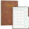 2024 Planer, A5 Softcover Tagebuch mit Monatsregistern, Terminplaner Ringbuch – Terminkalender (Jan.2024-Dez.2024), Planer 2024 – Braun